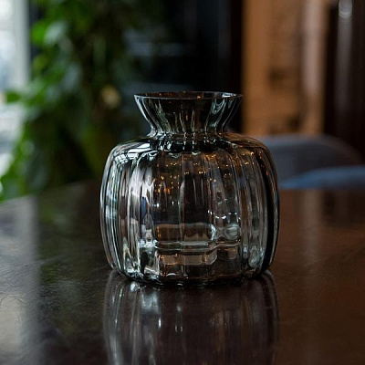 ваза Тиара серая